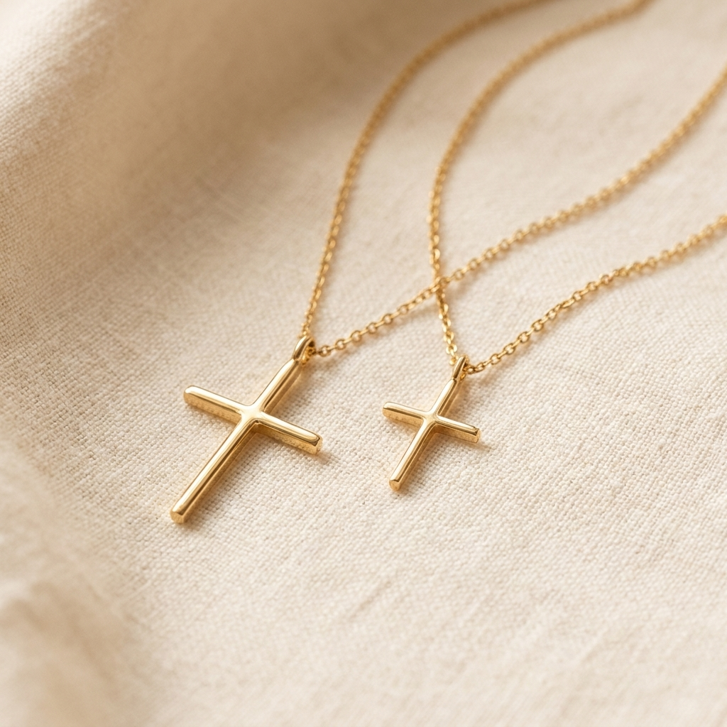 Mother-Daughter Cross Set